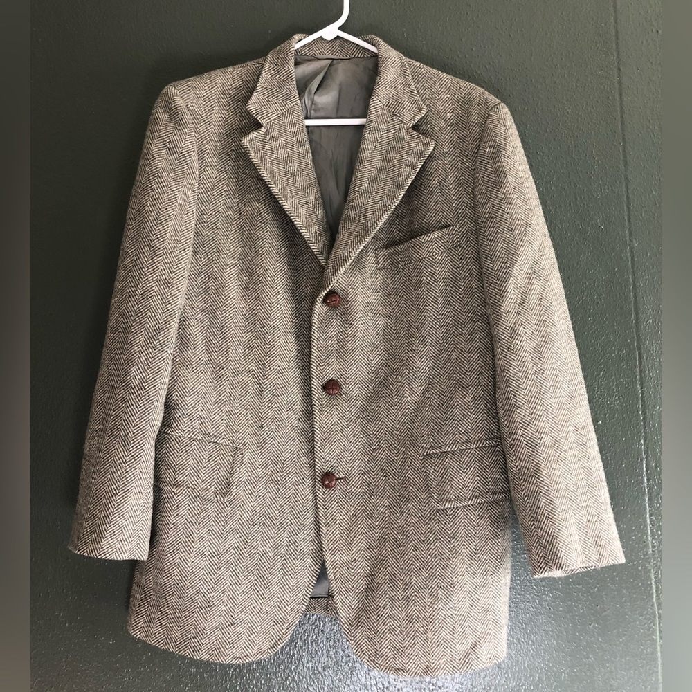 Vintage Mens Tweed Blazer Medium